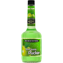 DeKuyper Sour Apple Pucker Schnapps 750ml bottle