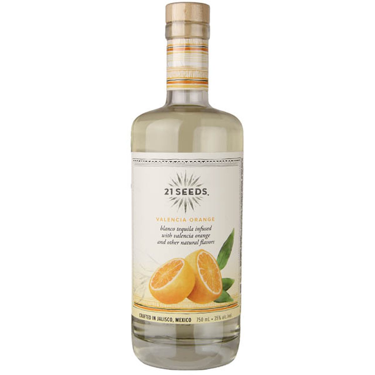 21 Seeds Valencia Orange Tequila (750ml)