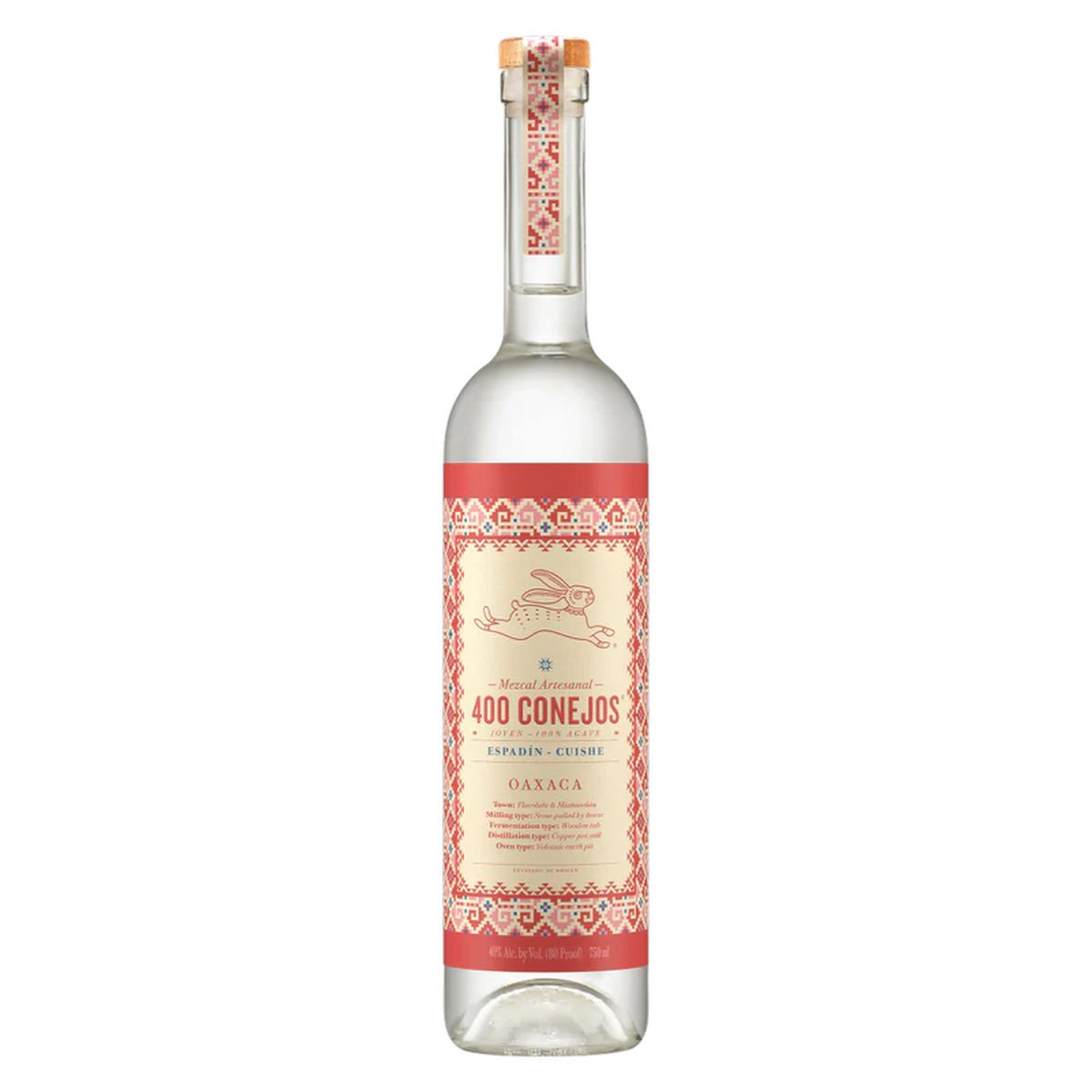400 CONEJOS メスカル JOVEN 700ml 38% Mezcal Joven 400 Conejos (750ml) – Mike's Beverages and Liquors
