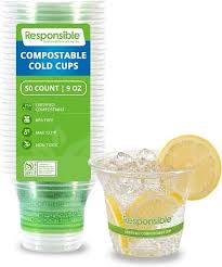 Vasos de plástico transparente de 16 oz (paquete de 50)