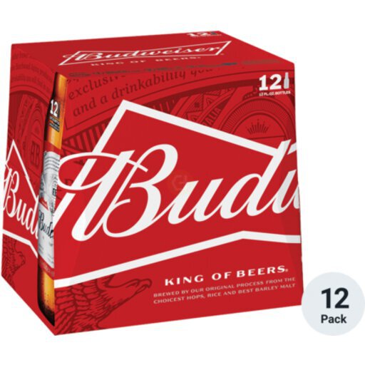 Budweiser 12oz Bottles