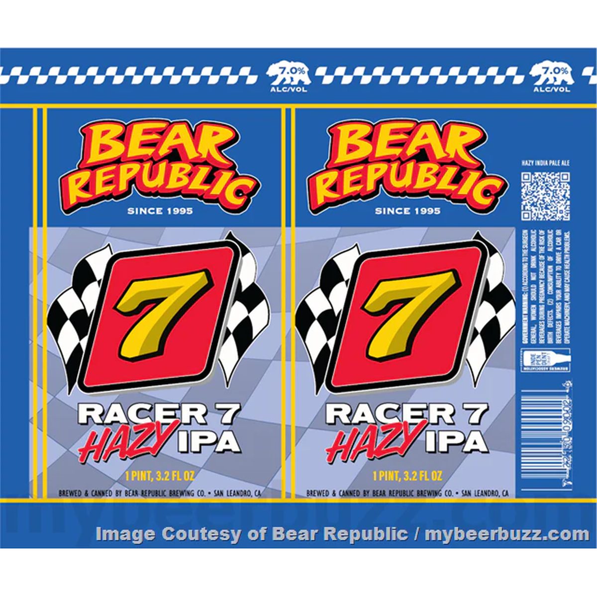 Bear Republic Racer 7 Hazy IPA  Keg (5G)