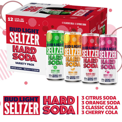 Budlight Selt Hard Soda 12pk