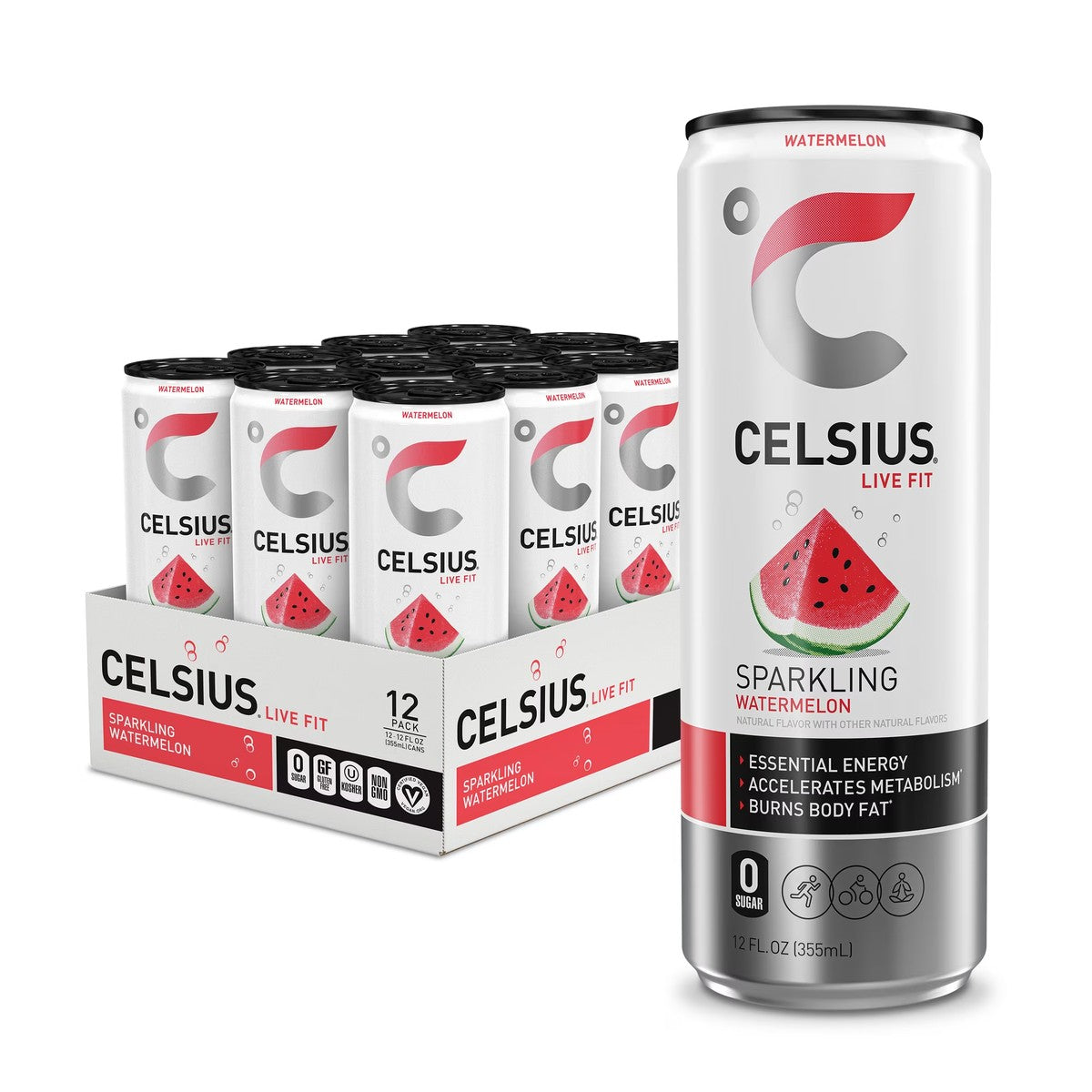 Celsius Watermelon 12oz Can