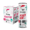 Celsius Peach Vibe 12oz Can