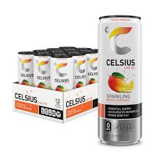Celsius Mango Lemonade 12oz Can