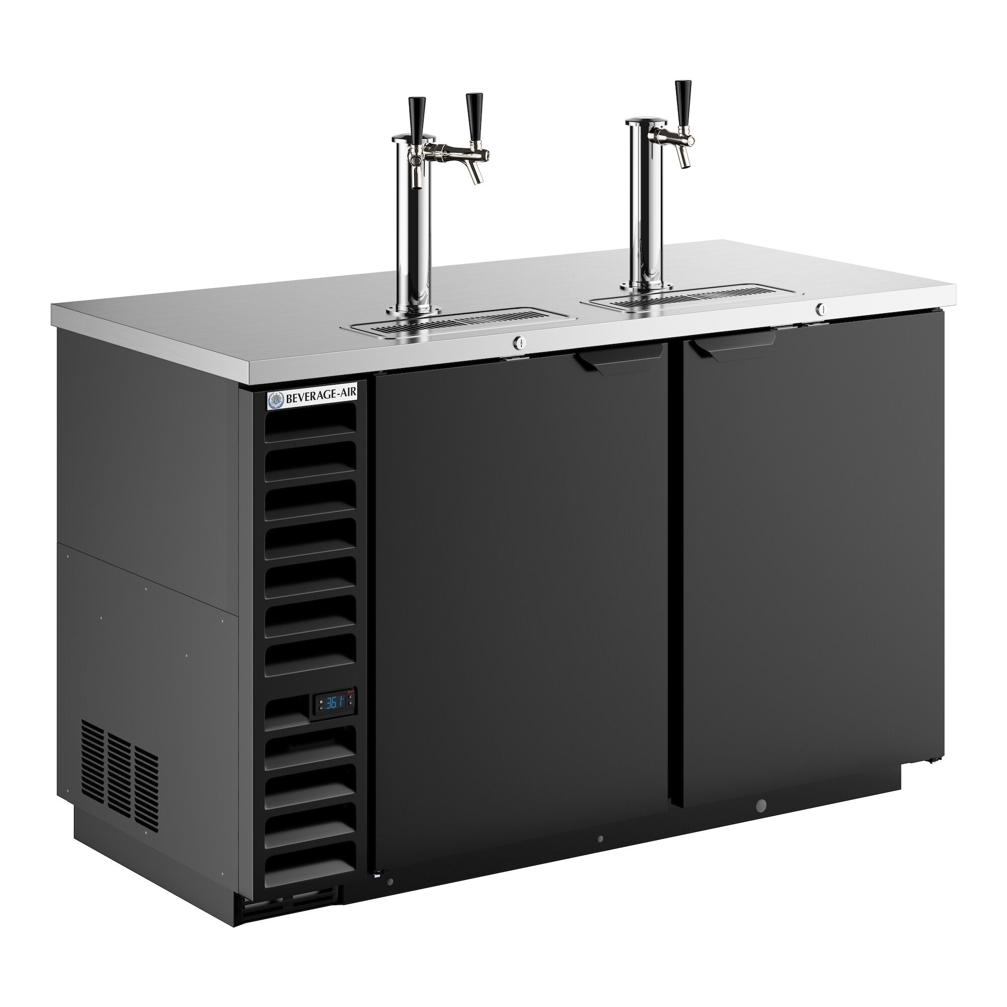 ! Beverage-Air DD58HC-1-B Commercial Direct-Draw Kegerator (8-Keg)
