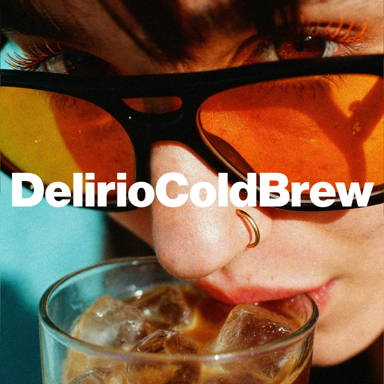 Delirio ColdBrew Colombian specialty cold brew served over ice
