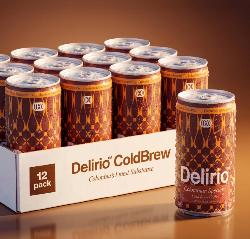 Delirio Cold brew coffee 12oz CANS 12pk