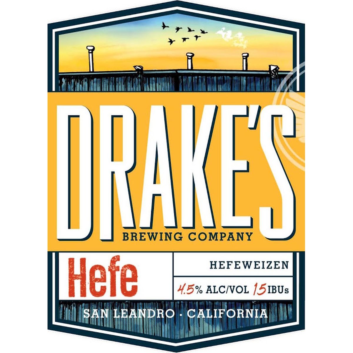 Drake's Hefeweizen keg — available for delivery from Mike's Liquors San Francisco
