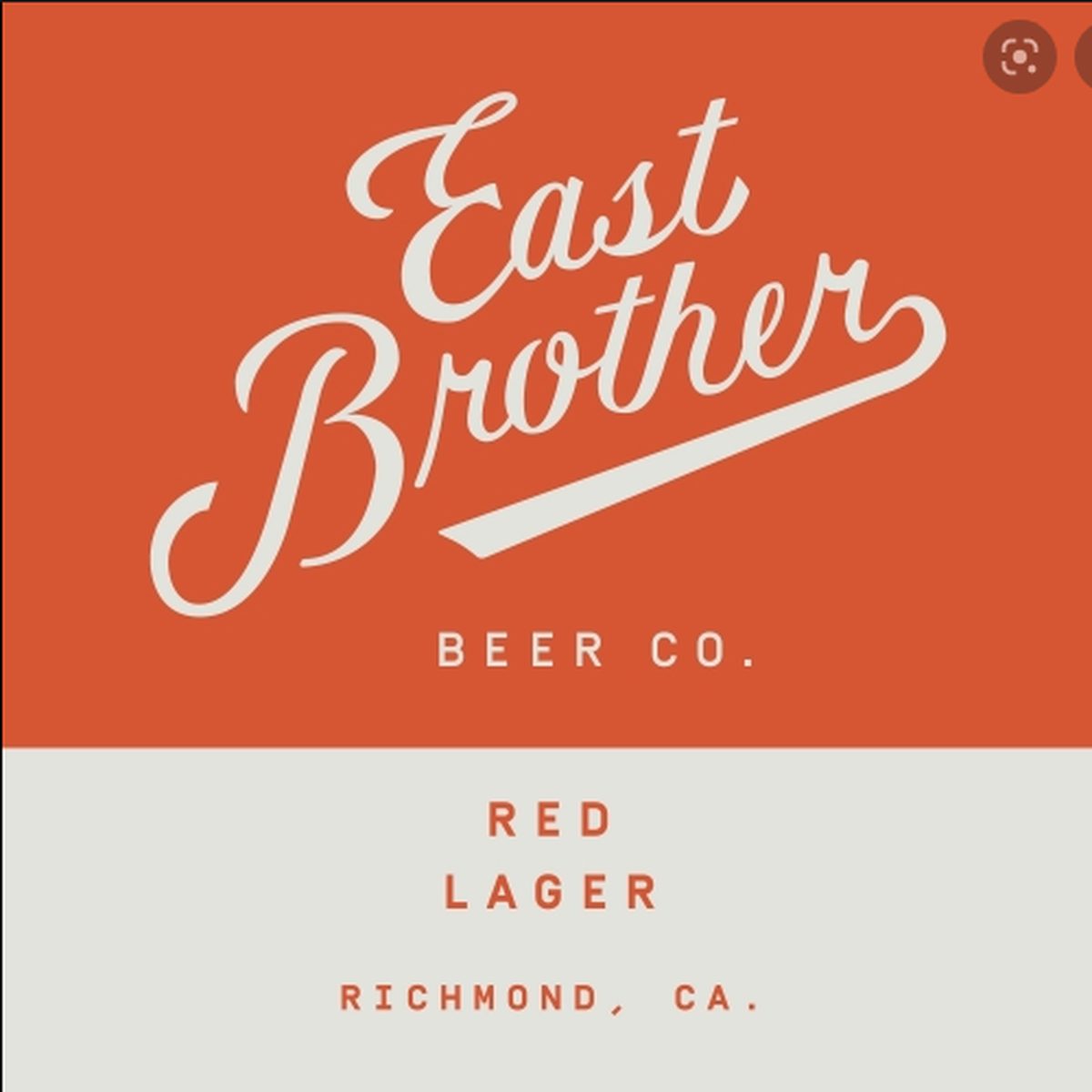 East Brother Red Lager keg — available for delivery from Mike's Liquors San Francisco