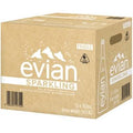Evian Mineral Sparkling 750ml 12pk Glass Btls