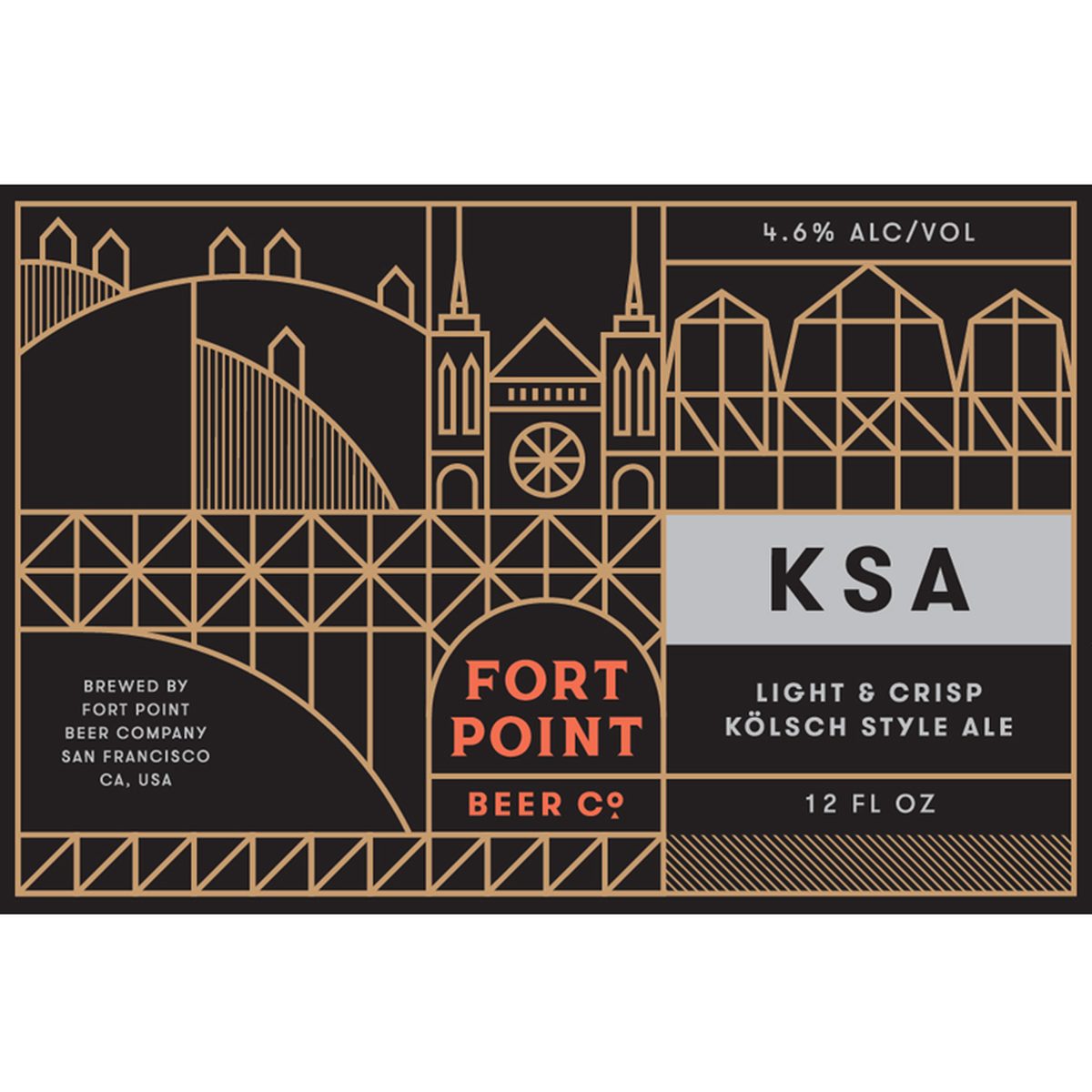 Fort Point KSA keg — available for delivery from Mike's Liquors San Francisco