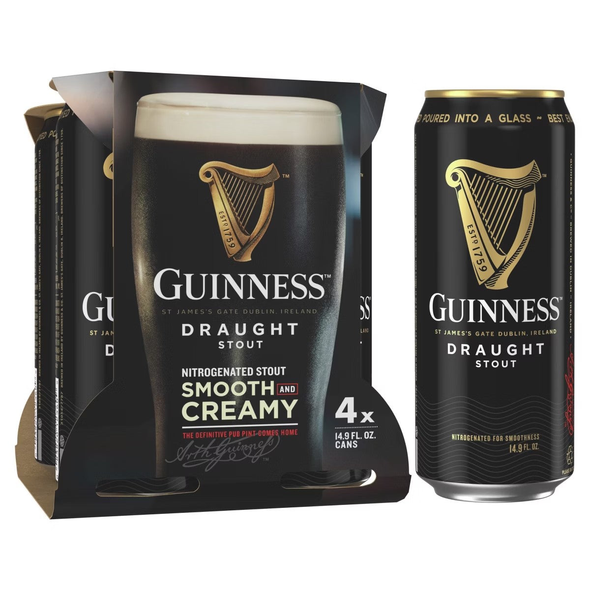Guinness  (4-Pack) 14oz CANS