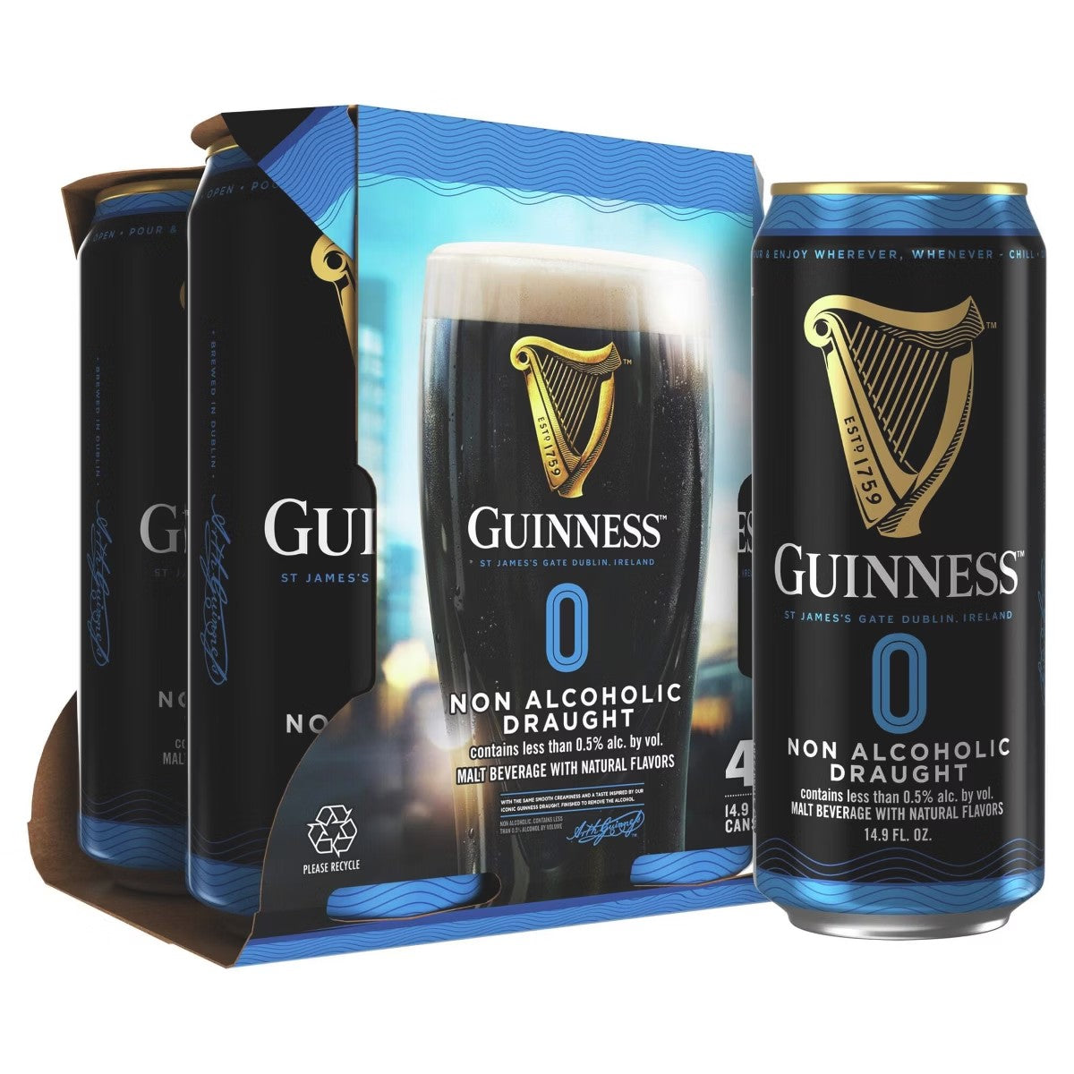 Guinness 0.0 (4-Pack) CANS