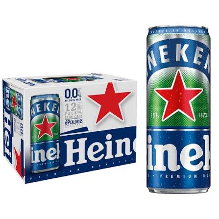 Heineken 00 12oz Cans