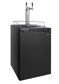 ! Kegco K309B-2NK Dual-Tap Digital Kegerator — Black