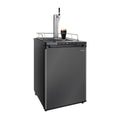 Kegco K309X-GNK stout kegerator, black stainless, with stout faucet