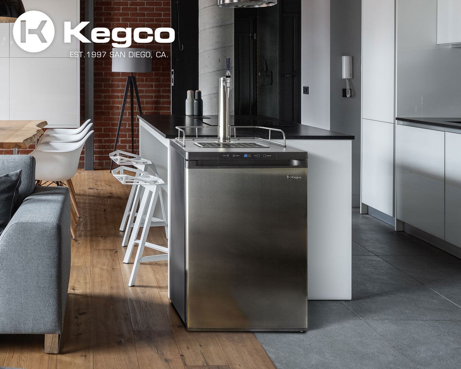 ! Kegco K309X-GNK Stout / Nitro Kegerator — Stainless