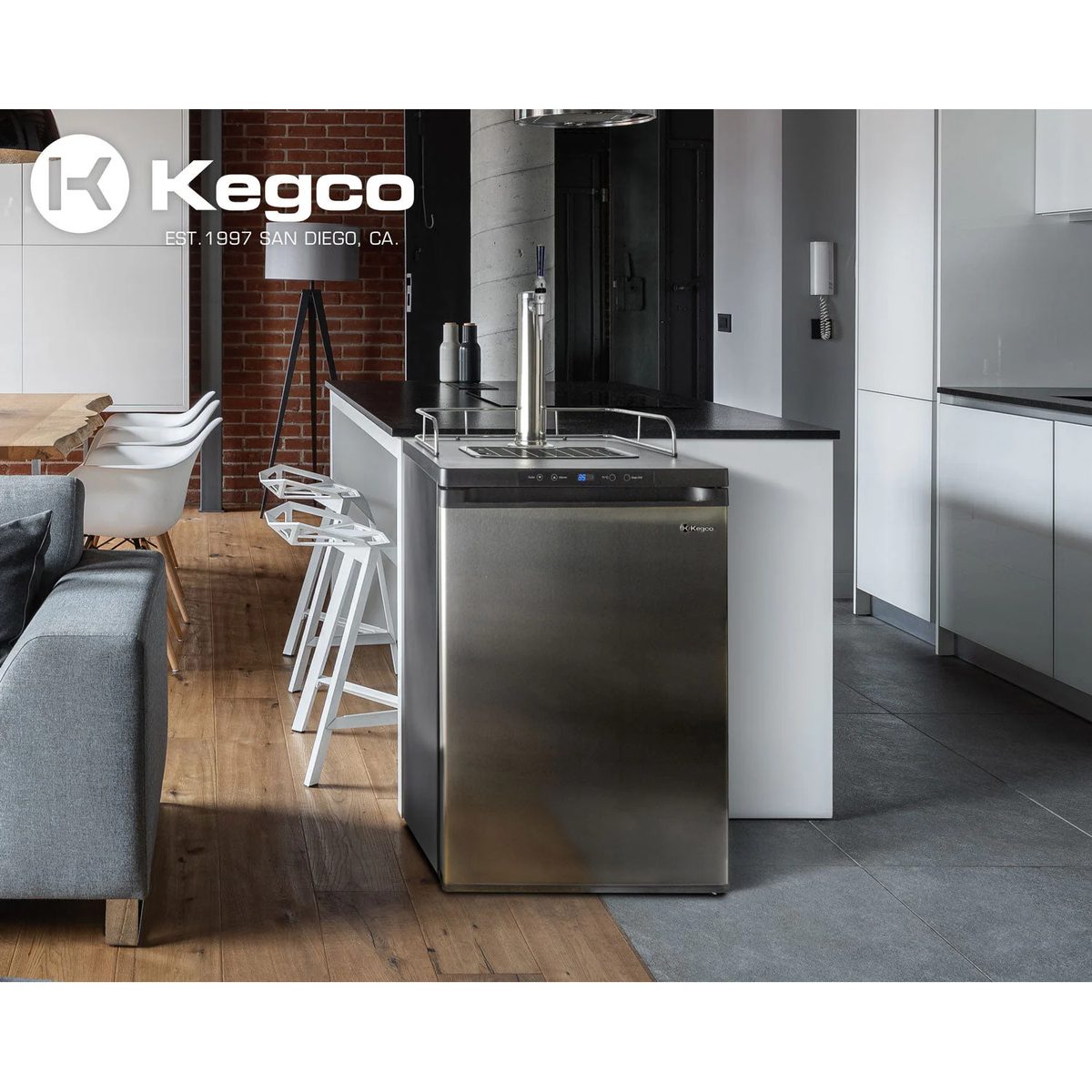 Kegco K309X-GNK Stout / Nitro Kegerator — Stainless