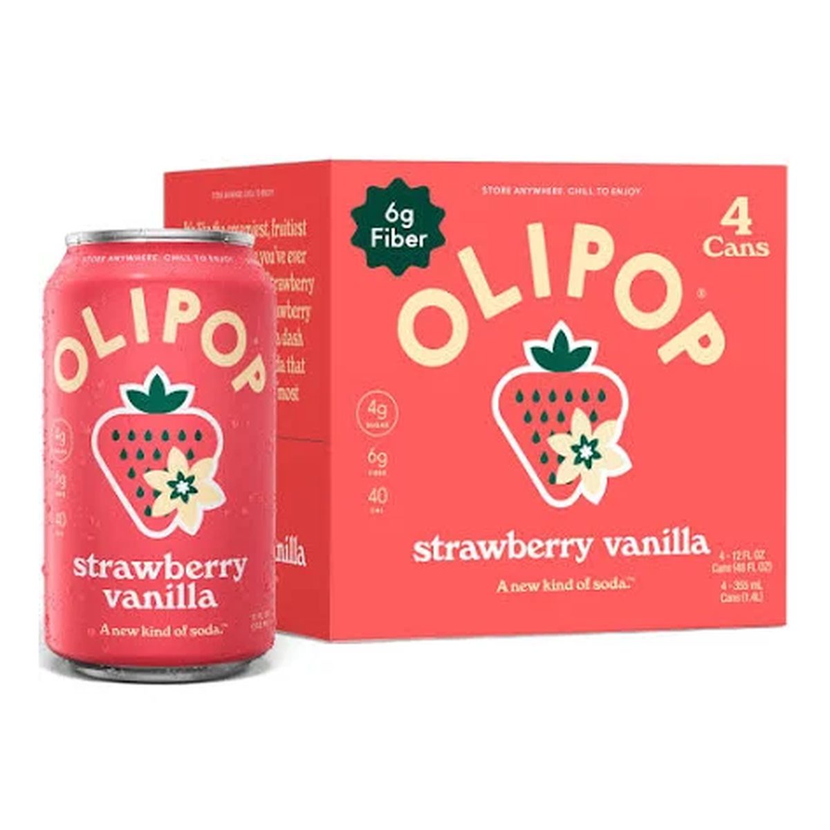 Olipop Strawberry Vanilla