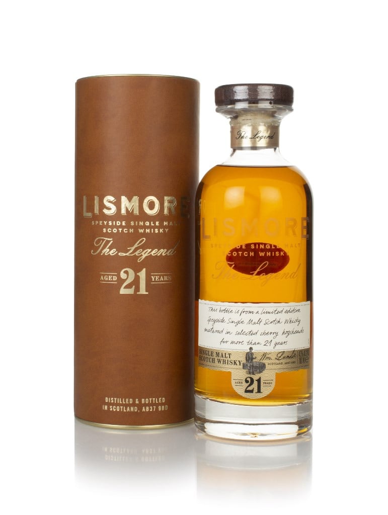 Lismore 21 Year Old - The Legend 70cl Whisky