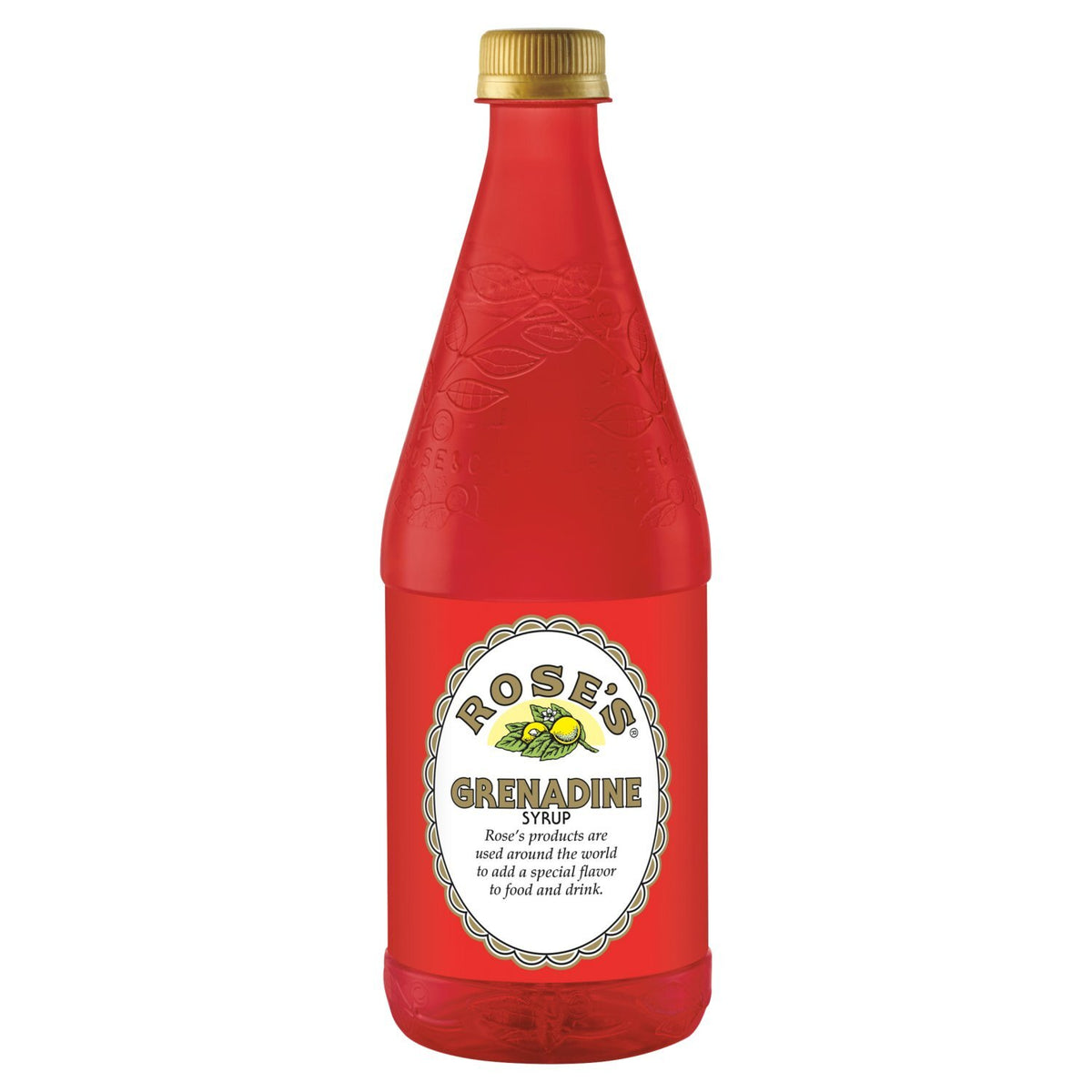 Rose's Sweetened Grenadine-Liter
