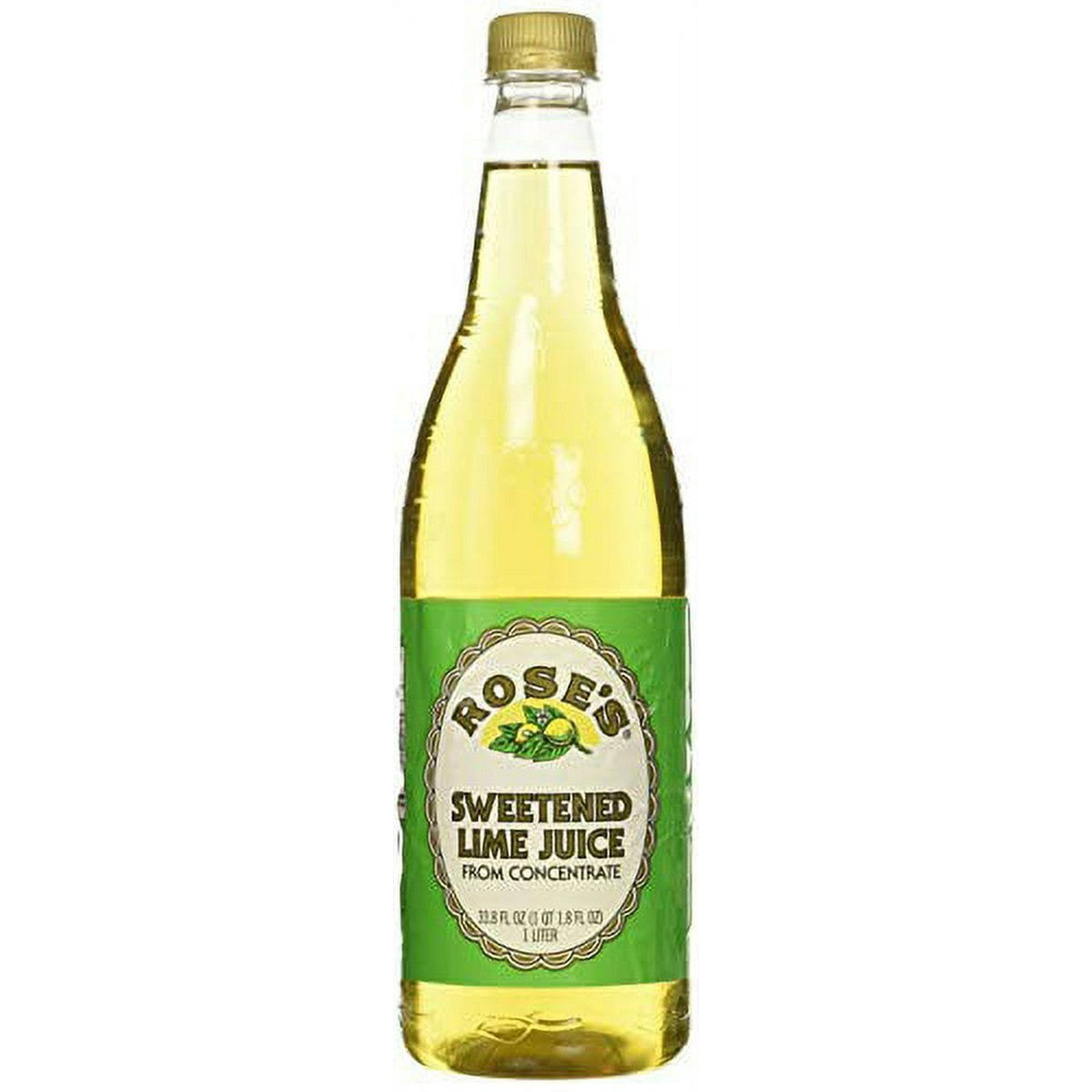 Rose's Sweetened Lime Juice -Liter