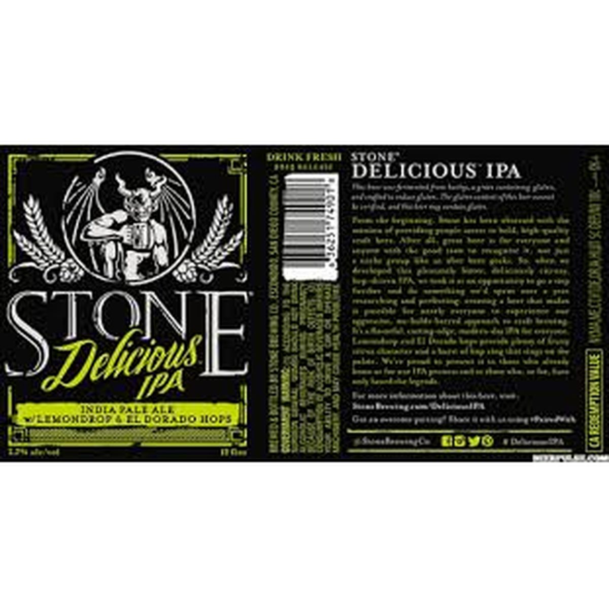 Stone Delicious IPA keg — available for delivery from Mike's Liquors San Francisco