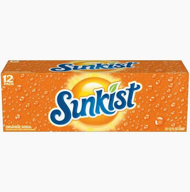 Sunkist Orange Soda (12oz Can)